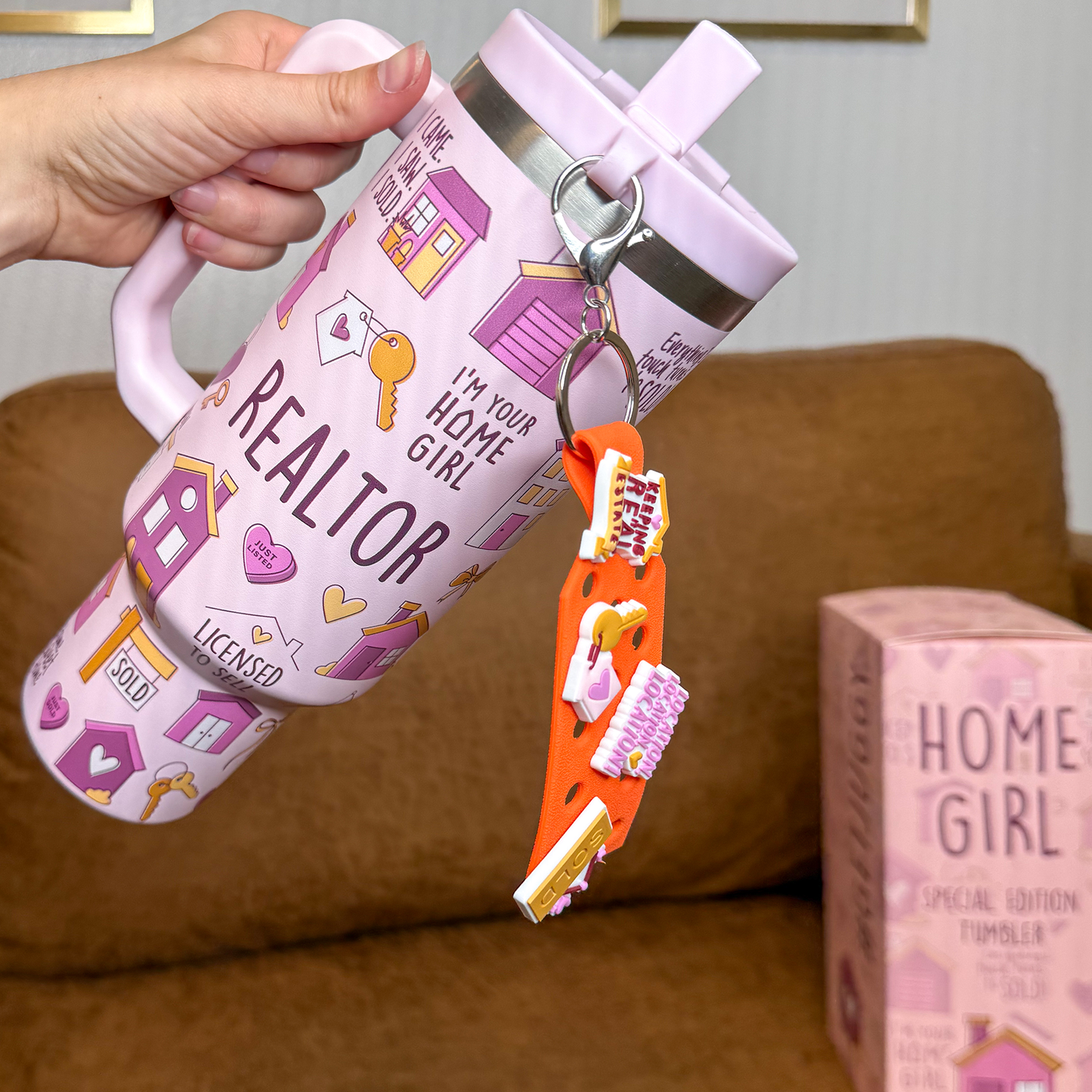 Realtor Home Girl 40oz DuoLid Tumbler - PREORDER