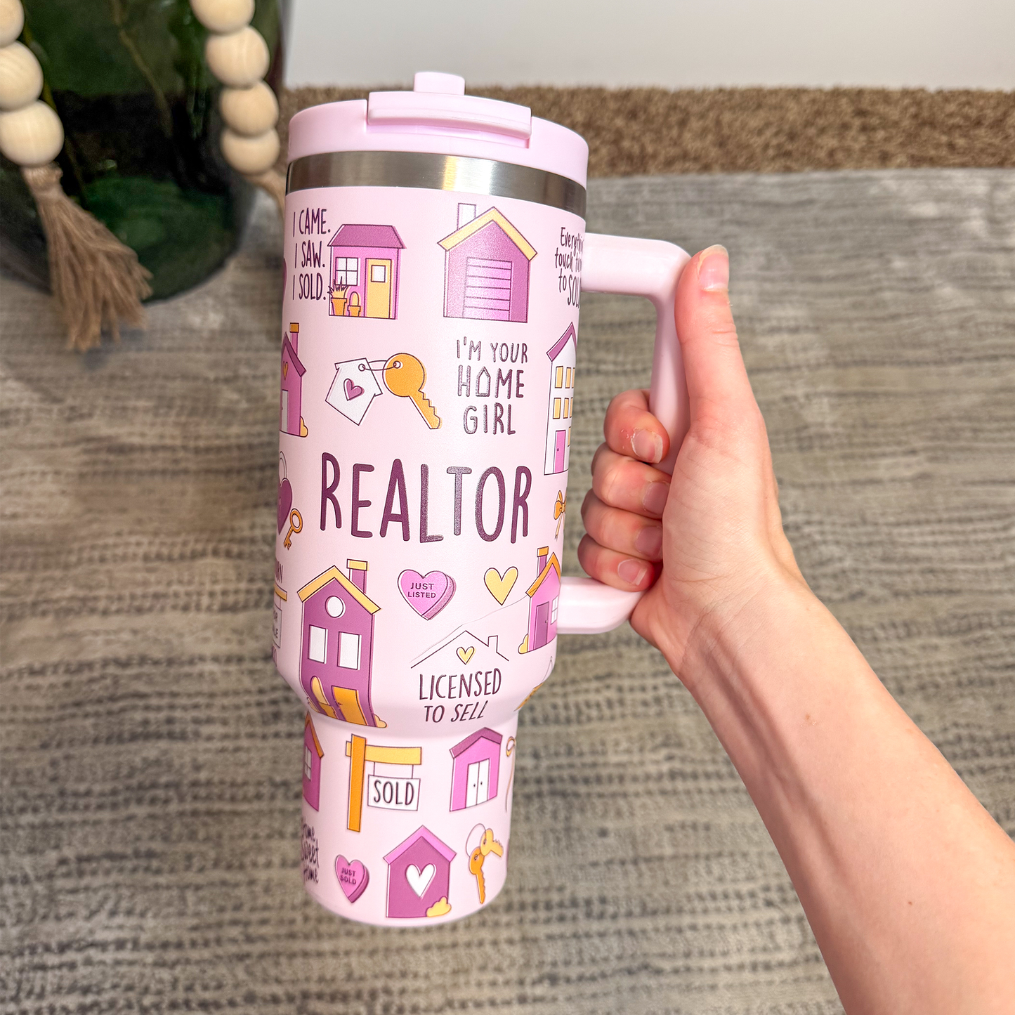 Realtor Home Girl 40oz DuoLid Tumbler - PREORDER