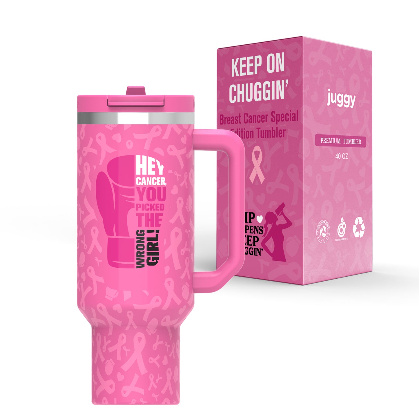 Keep Chuggin' 40oz DuoLid Tumbler - PREORDER