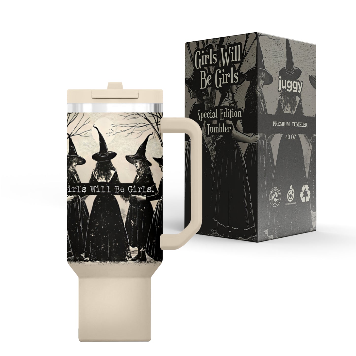 Girls Will Be Girls 40 oz DuoLid Tumbler - PREORDER
