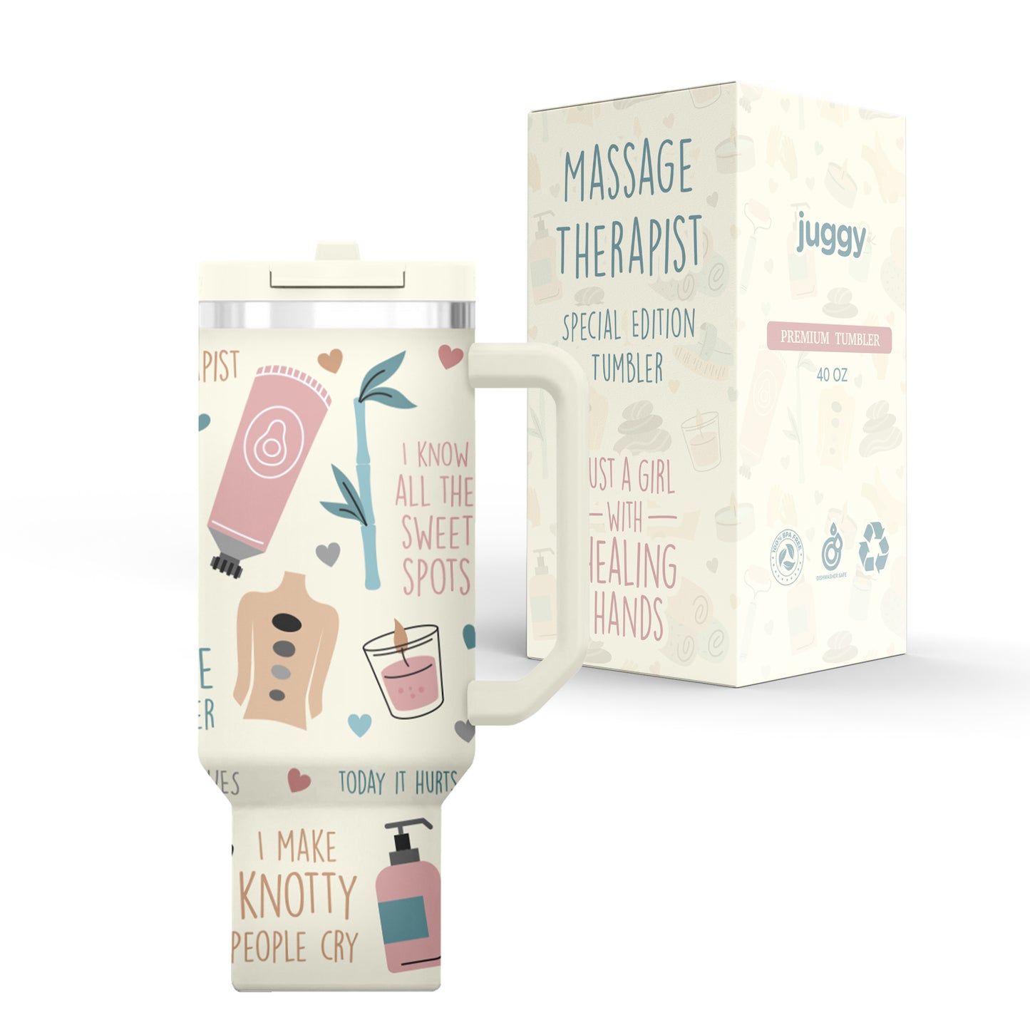 Massage Therapist 40 oz DuoLid Tumbler - PREORDER