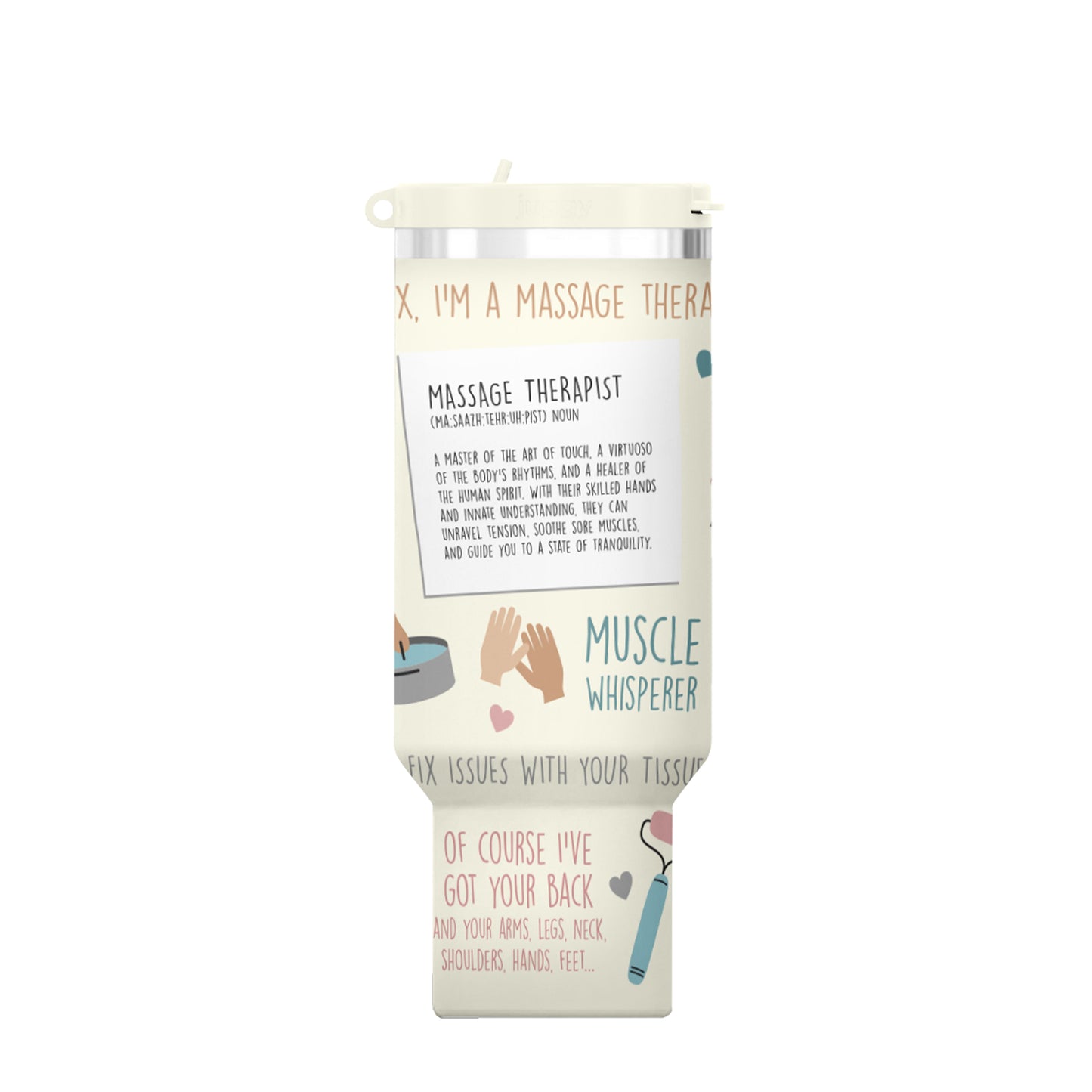 Massage Therapist 40 oz DuoLid Tumbler - PREORDER