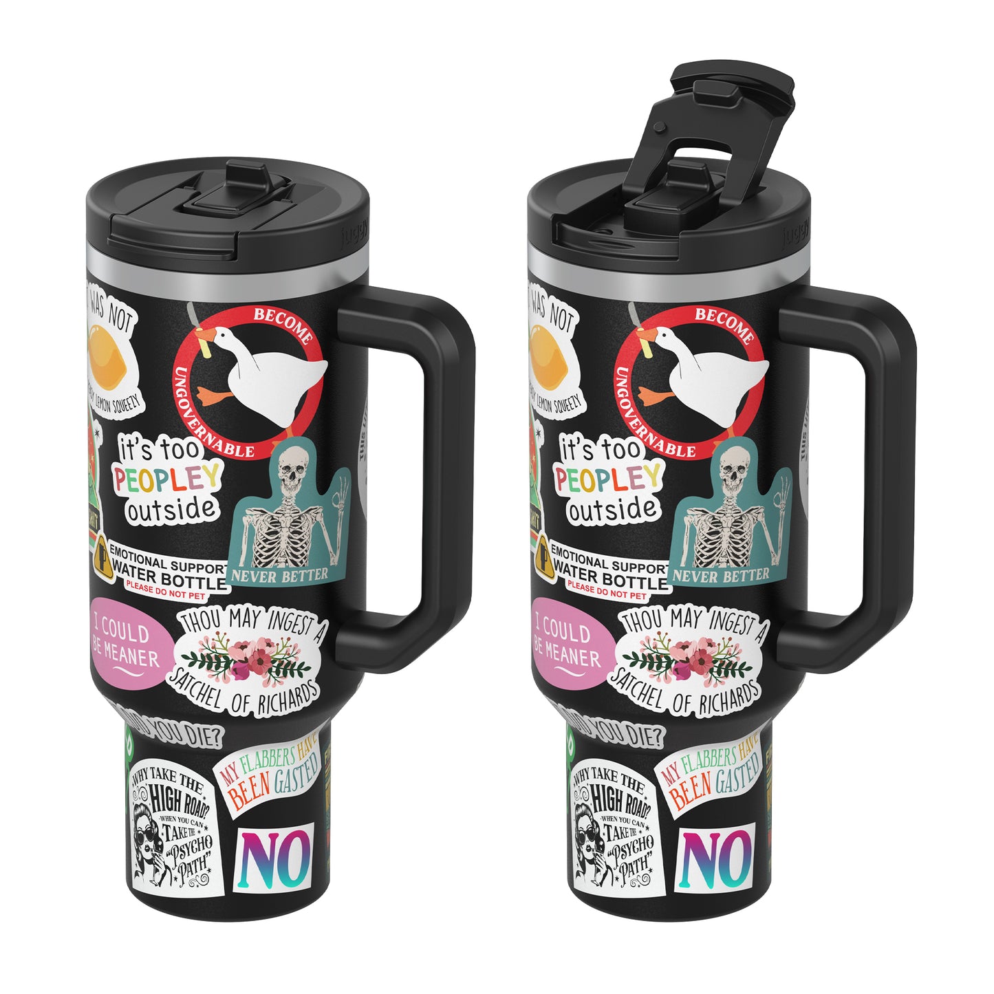 Sass In A Glass 40 oz DuoLid Tumbler - PREORDER