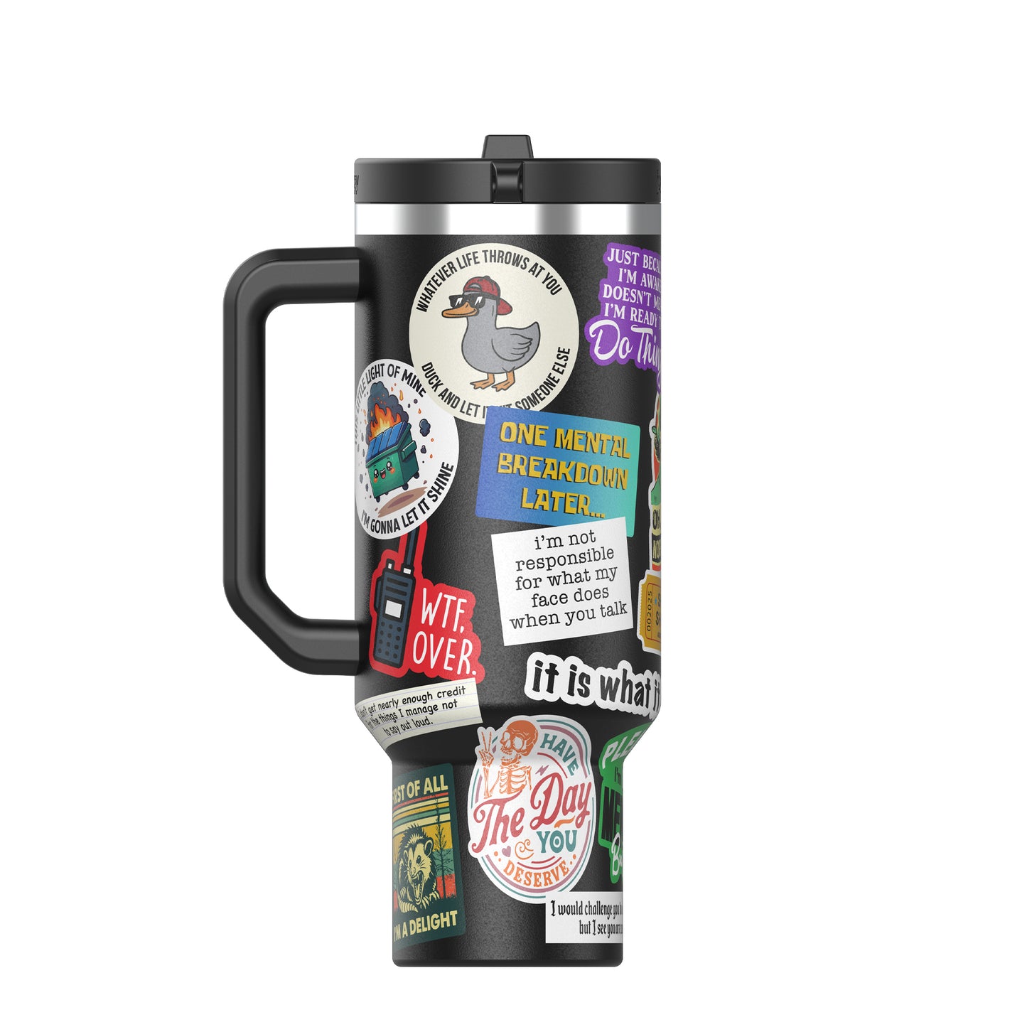 Sass In A Glass 40 oz DuoLid Tumbler - PREORDER