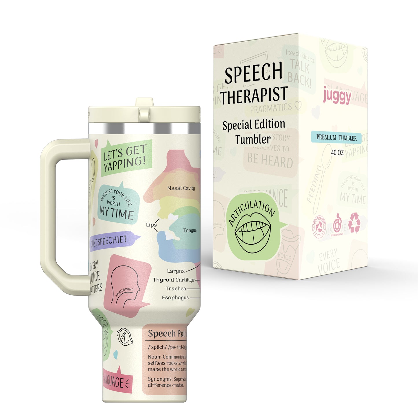 Speech Therapist 40 oz DuoLid Tumbler - PREORDER