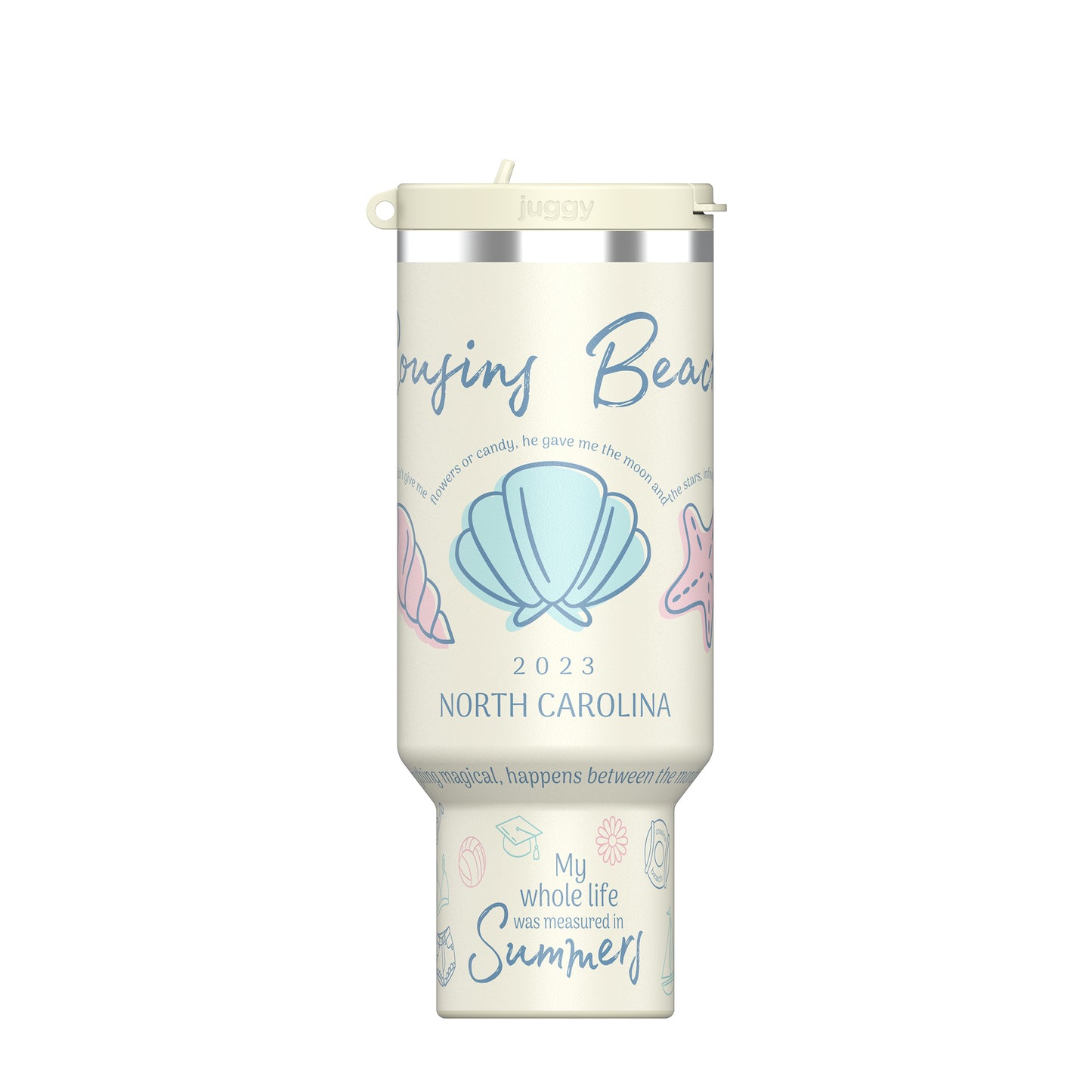 Pretty Summer 40 oz DuoLid Tumbler - PREORDER