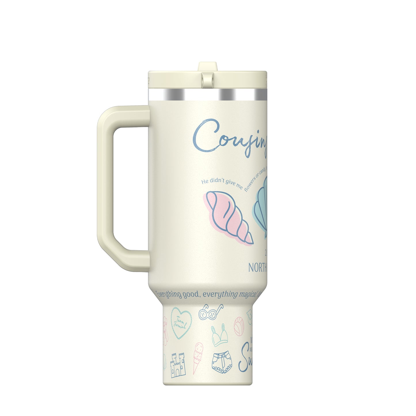 Pretty Summer 40 oz DuoLid Tumbler - PREORDER
