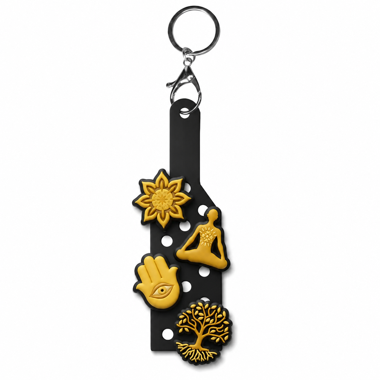 Peace & Profanity Charms Keychain