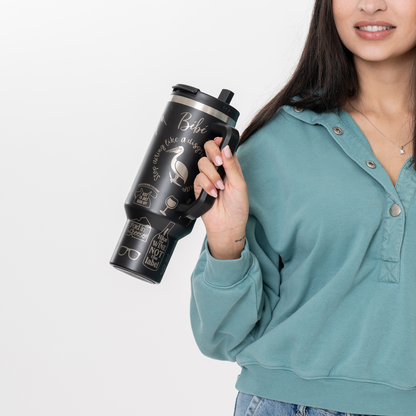 Schitt N' Roses 40oz DuoLid Tumbler