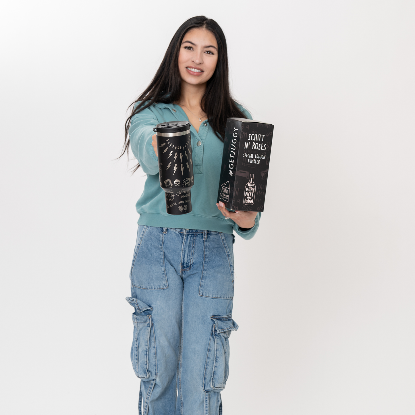 Schitt N' Roses 40oz DuoLid Tumbler