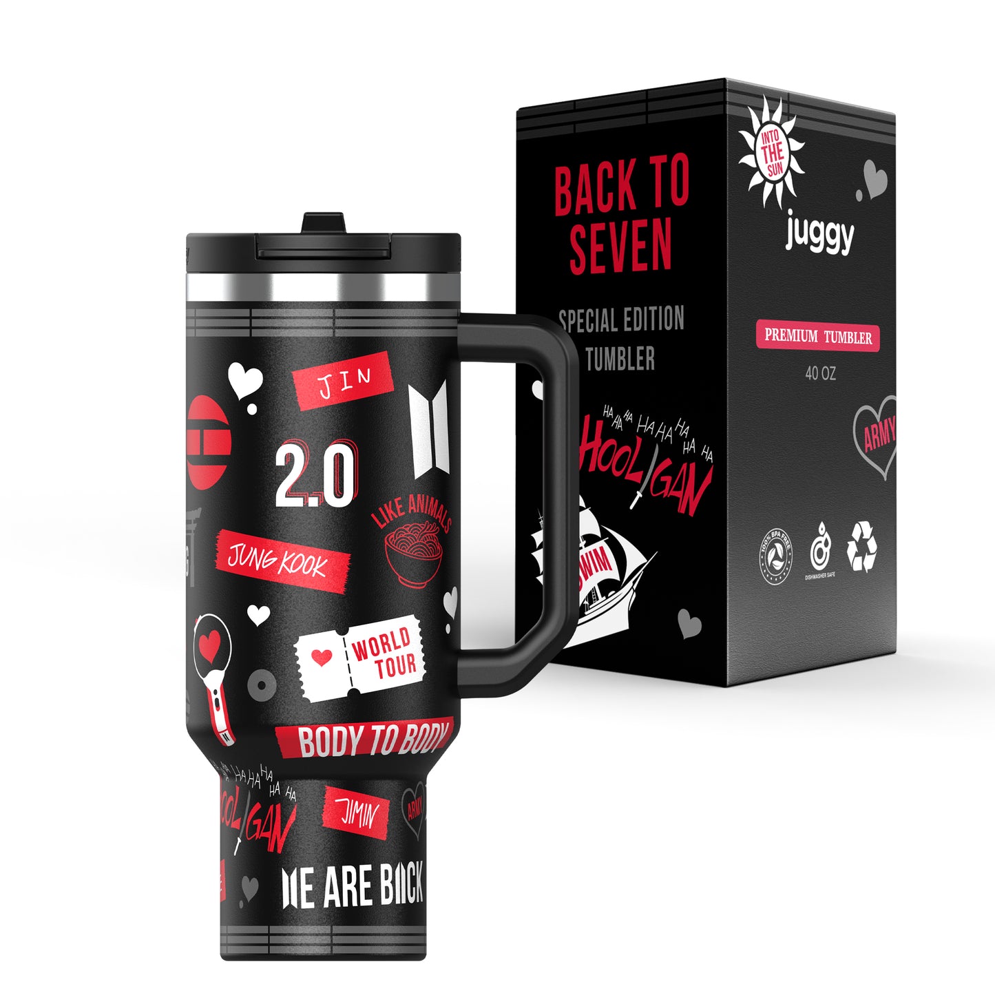 Back To Seven 40oz Tumbler