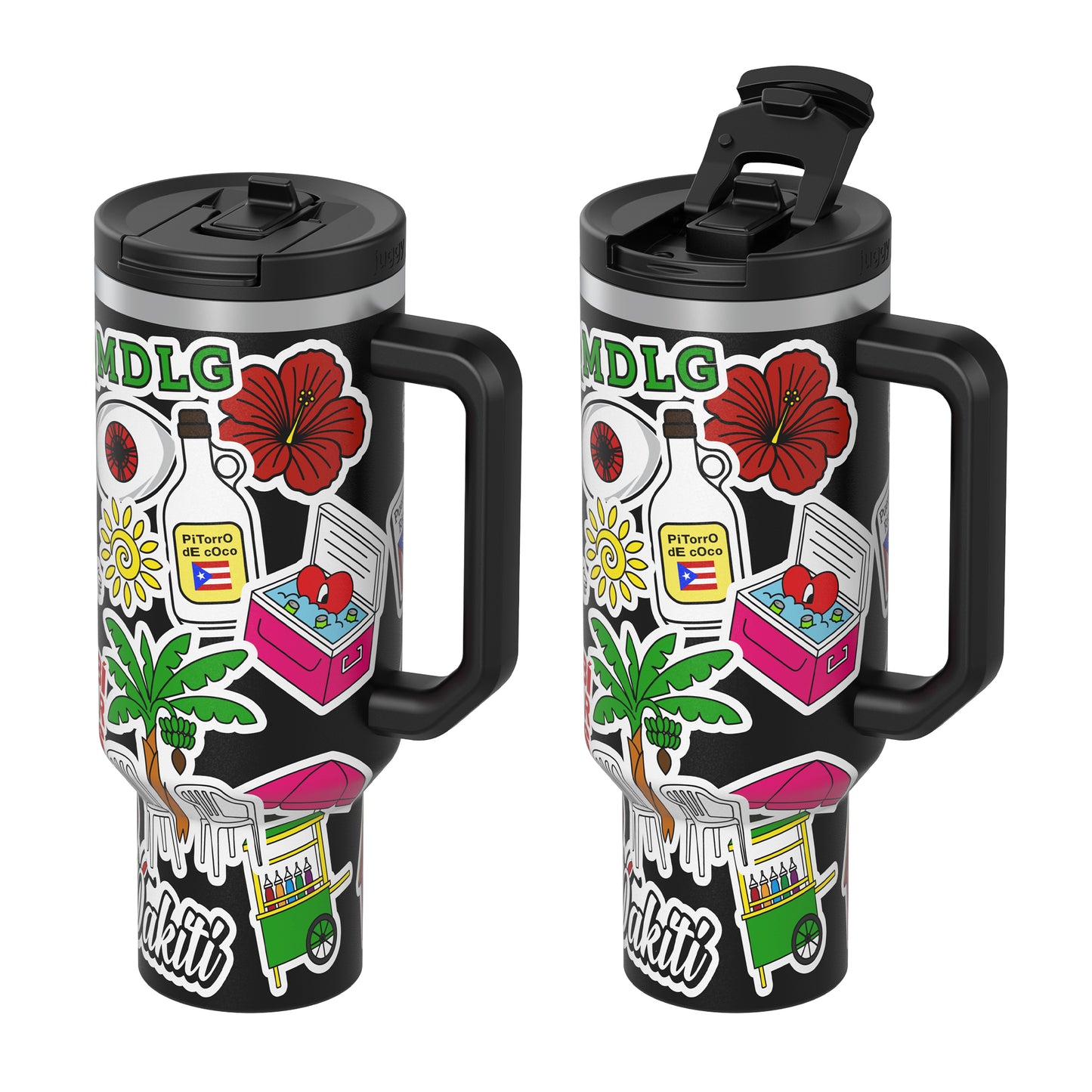 Thirsty Bunny 40 oz DuoLid Tumbler - PREORDER