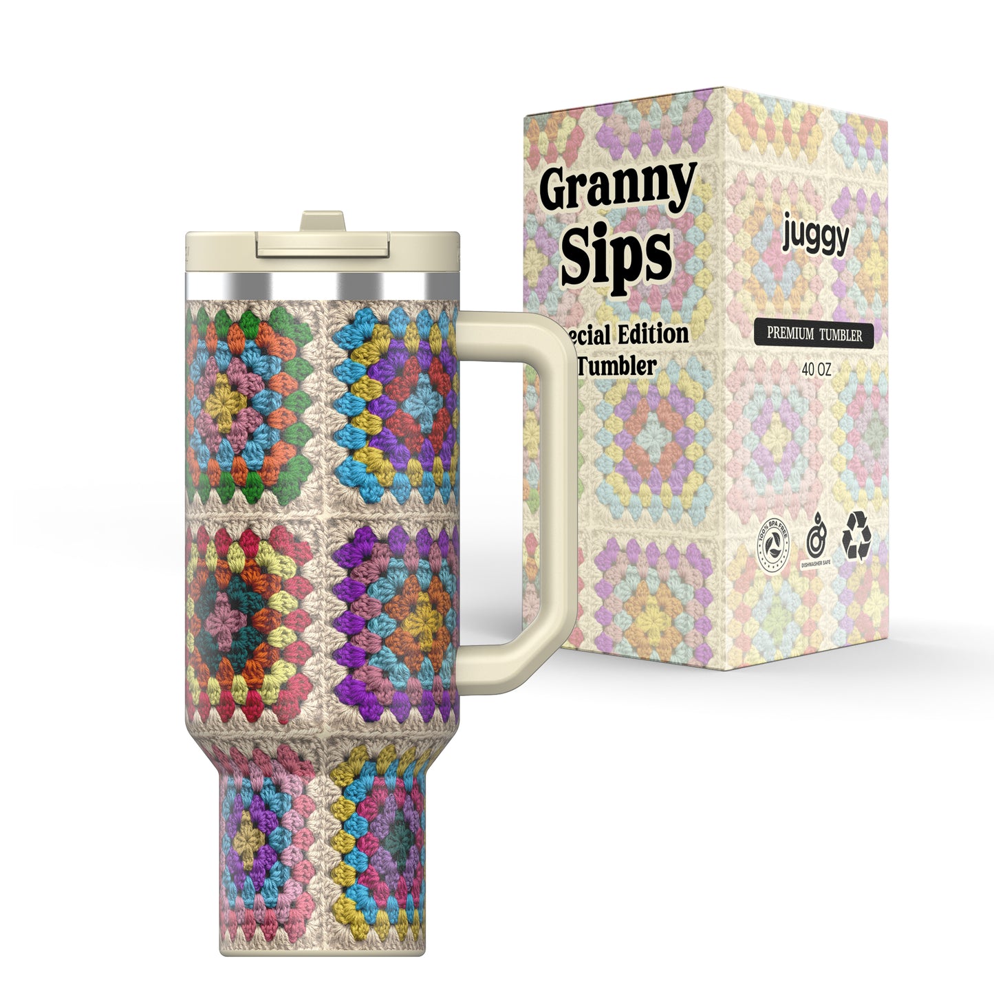 Granny Sips 40 oz DuoLid Tumbler - PREORDER