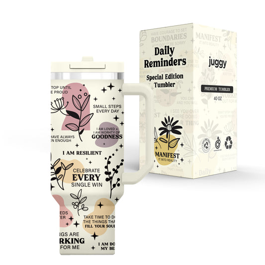 Daily Reminders 40 oz DuoLid Tumbler - PREORDER