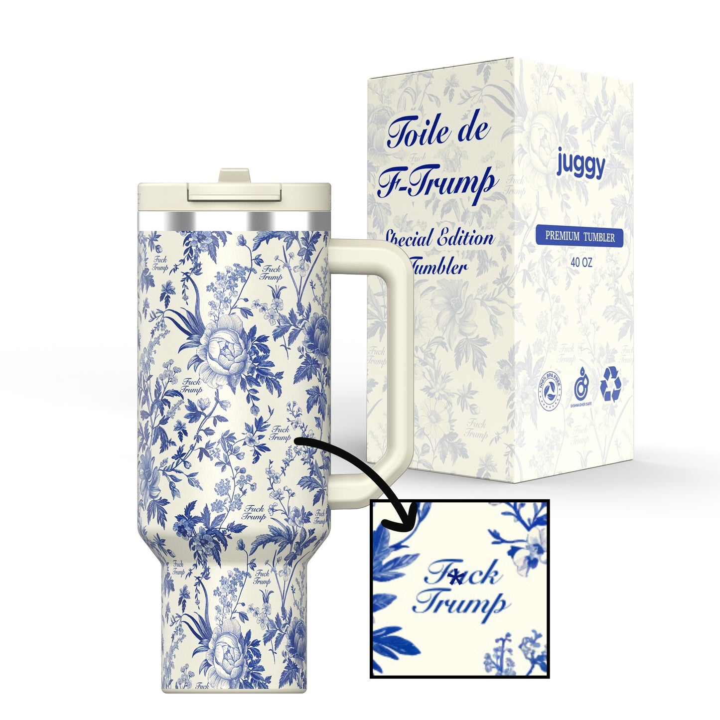 Toile de F...40oz Tumbler