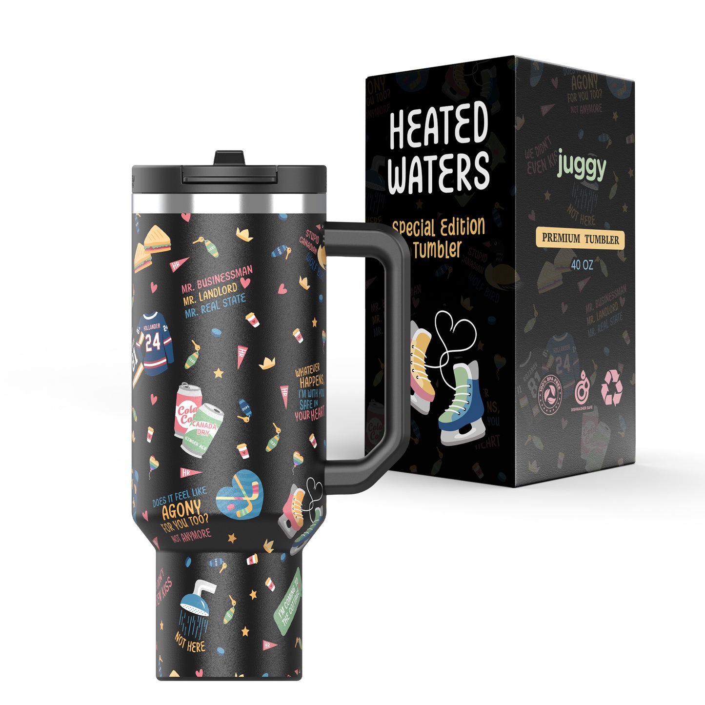 Heated Waters 40oz Tumbler