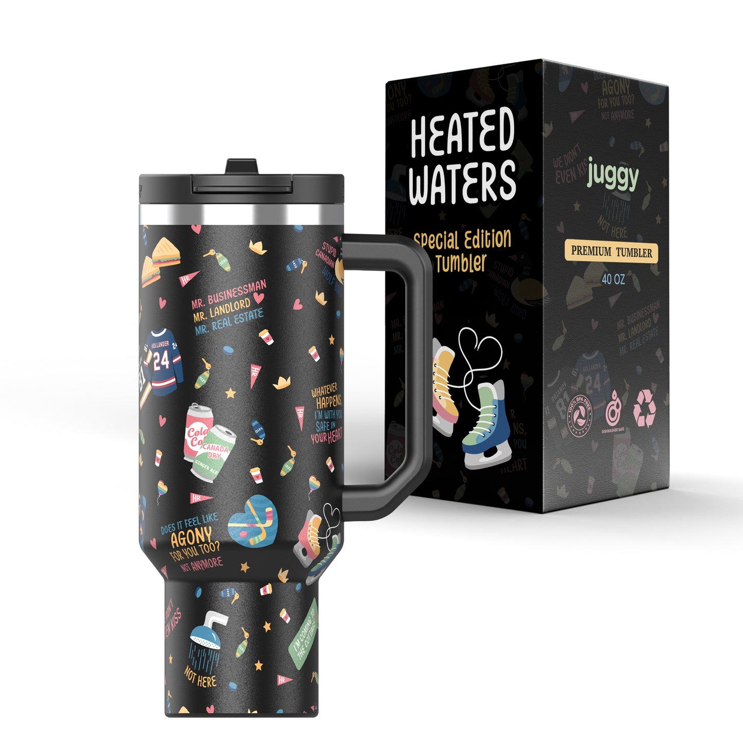 Heated Waters 40oz Tumbler