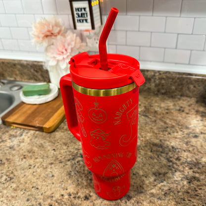 Witchy Christmas 40 oz NewGen Tumbler