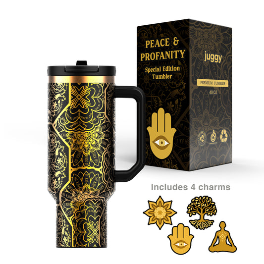 Peace & Profanity 40oz DuoLid Tumbler - PREORDER