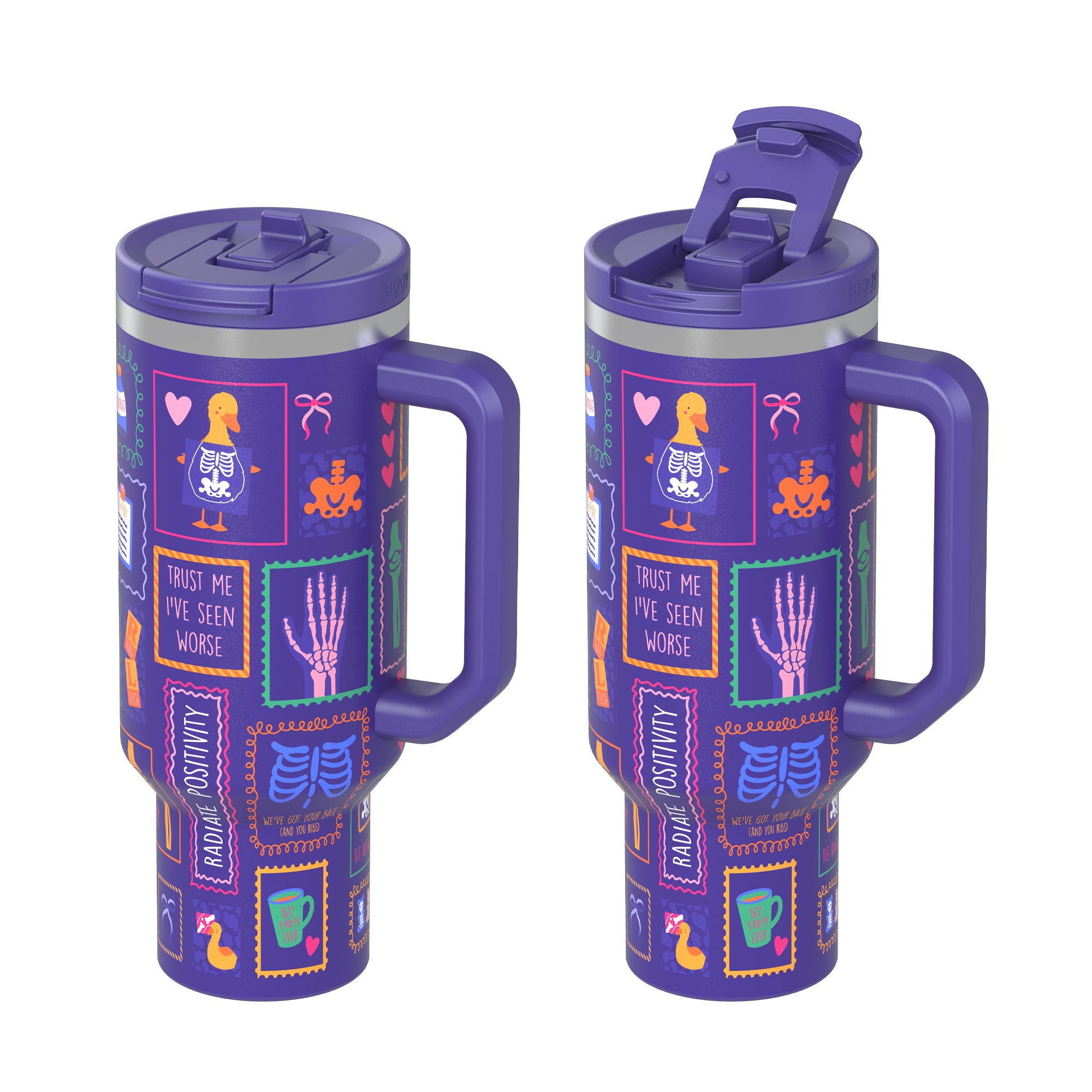 Rad To The Bone 40oz Tumbler – JUGGY