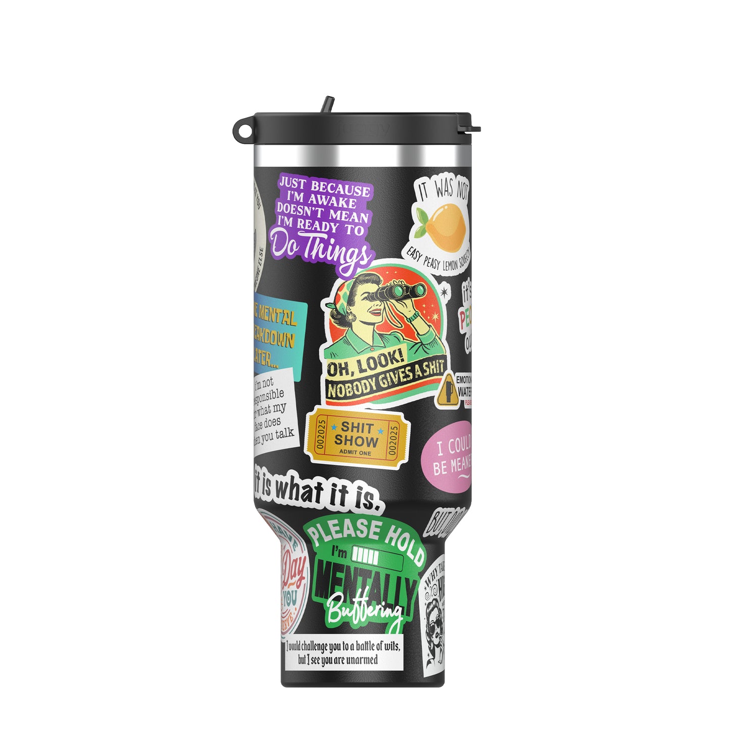 Sass In A Glass 40 oz DuoLid Tumbler - PREORDER