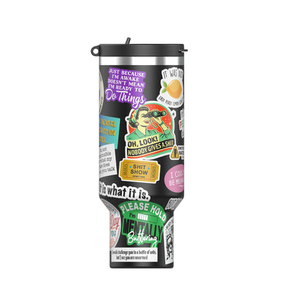 Sass In A Glass 40 oz DuoLid Tumbler - PREORDER