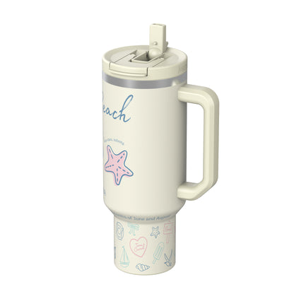 Pretty Summer 40 oz DuoLid Tumbler - PREORDER