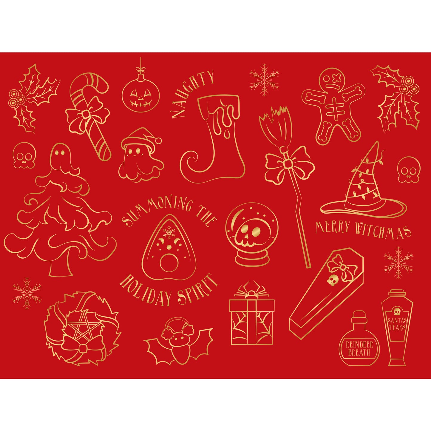 Witchy Christmas 40 oz NewGen Tumbler