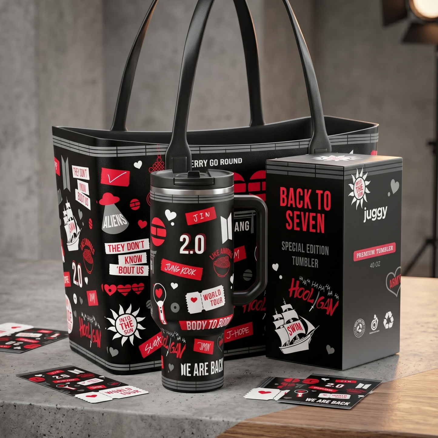 Back to Seven Tote Bag