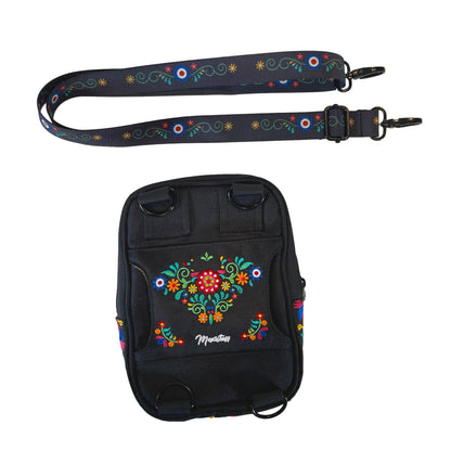 Bordado Crossbody w/Tumbler Belt