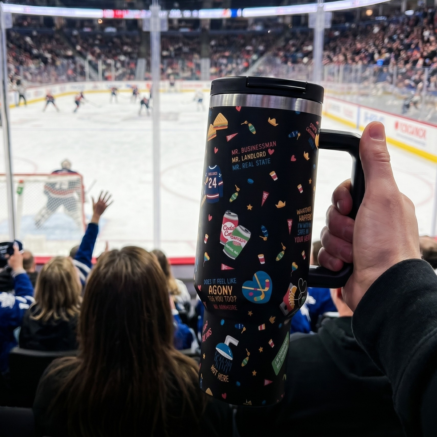 Heated Waters 40oz Tumbler