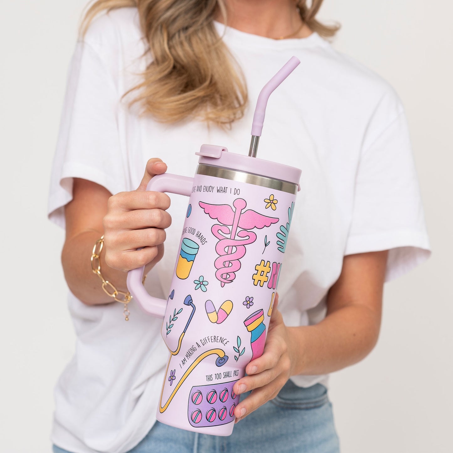 Nurse Life 40 oz NewGen Tumbler