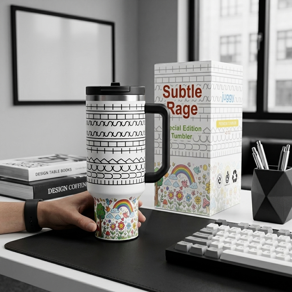 Subtle Rage 40oz tumbler