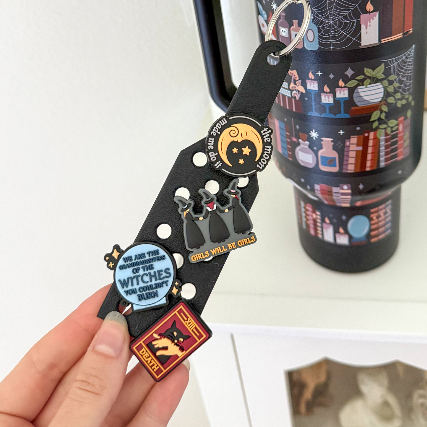 Witches Croc Charms Keychain